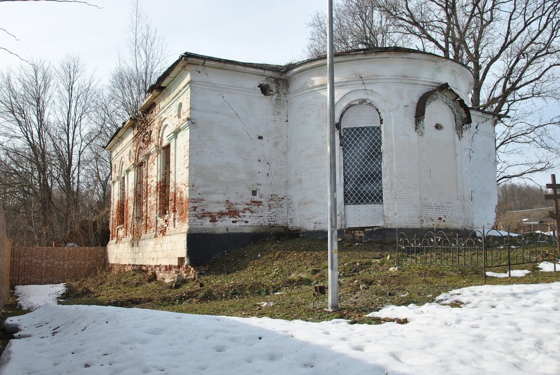 Якшино. Церковь Спаса Преображения. фасады