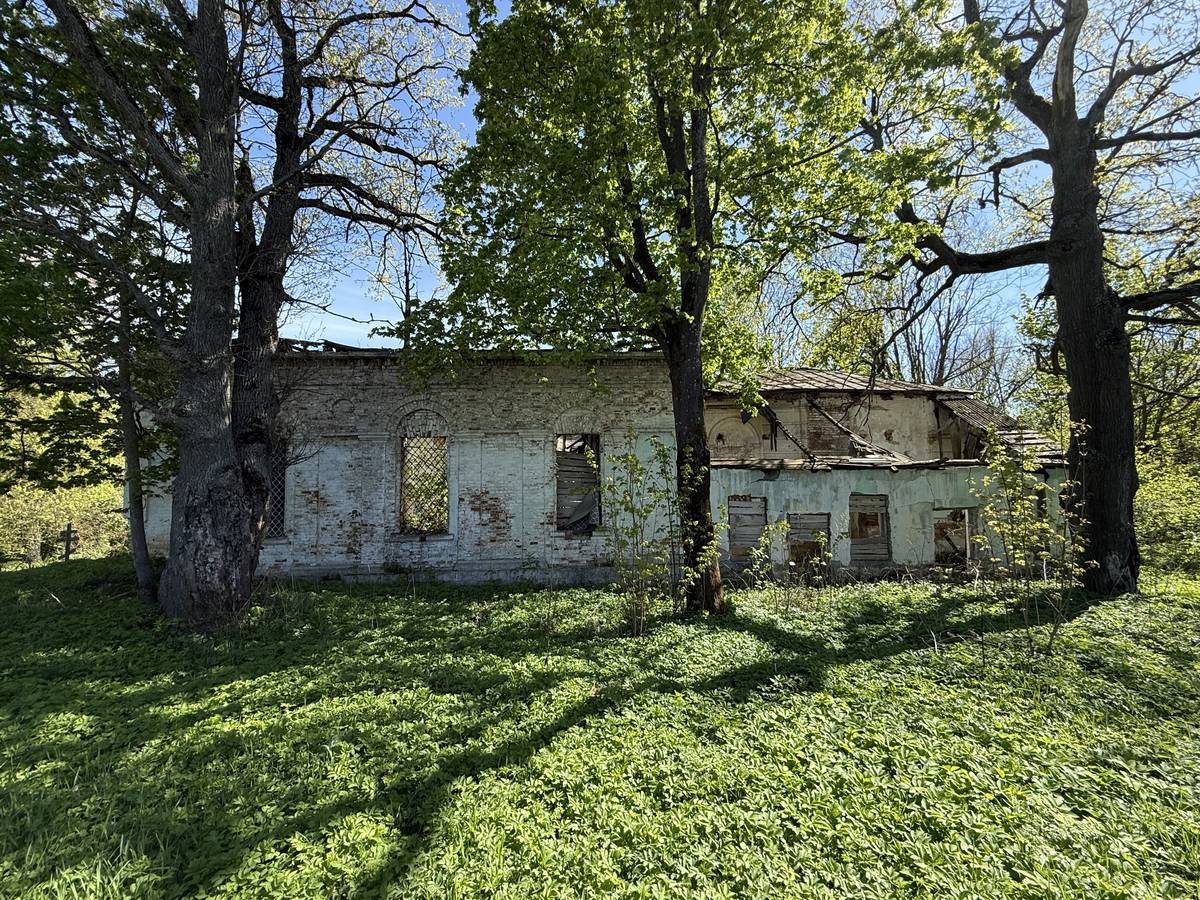 Церковь Спаса Преображения, Якшино (Дубенский район, Тульская область). фасады, Вид с севера