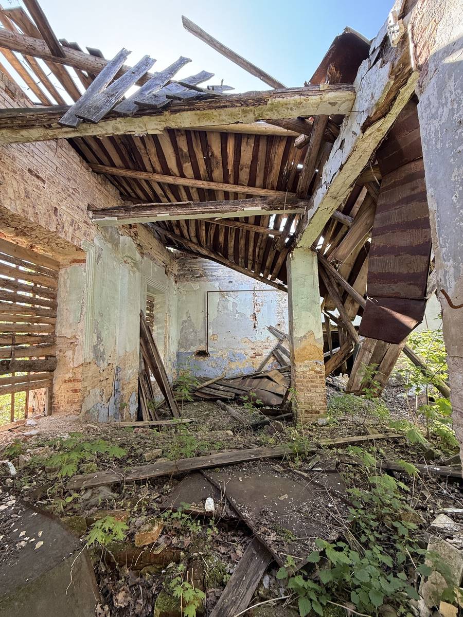 Церковь Спаса Преображения, Якшино (Дубенский район, Тульская область). интерьер и убранство, Южный придел, вид с востока