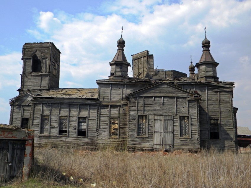 Каменка. Церковь Покрова Пресвятой Богородицы. фасады, Заброшена