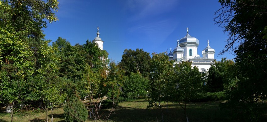 Гырбовецкий Успенский мужской монастырь, Гырбовец (Каларашский район, Молдова). фасады