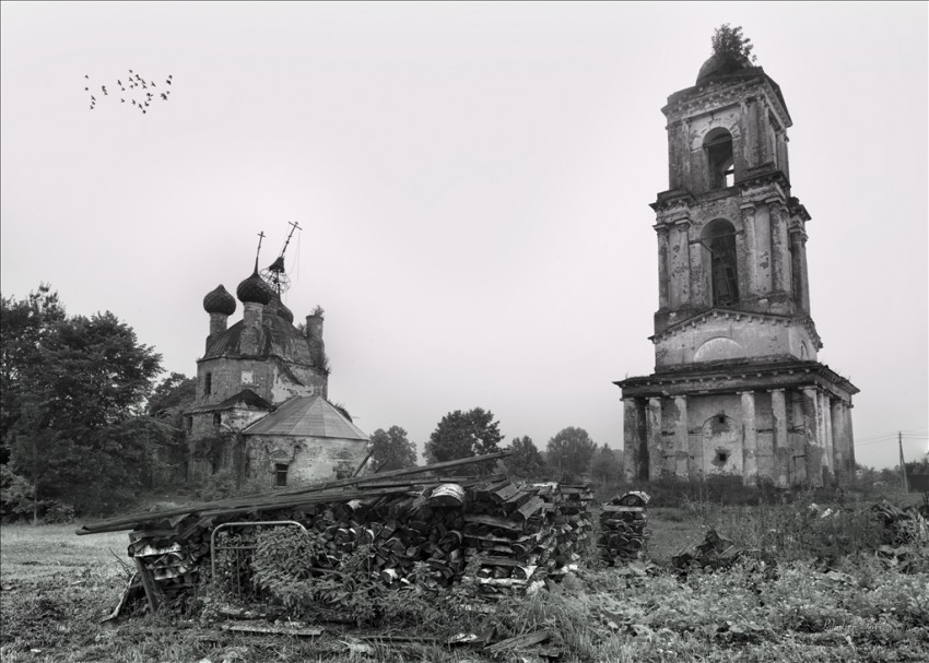 Церковь Покрова Пресвятой Богородицы, Ширинье (Ярославский район, Ярославская область). фасады