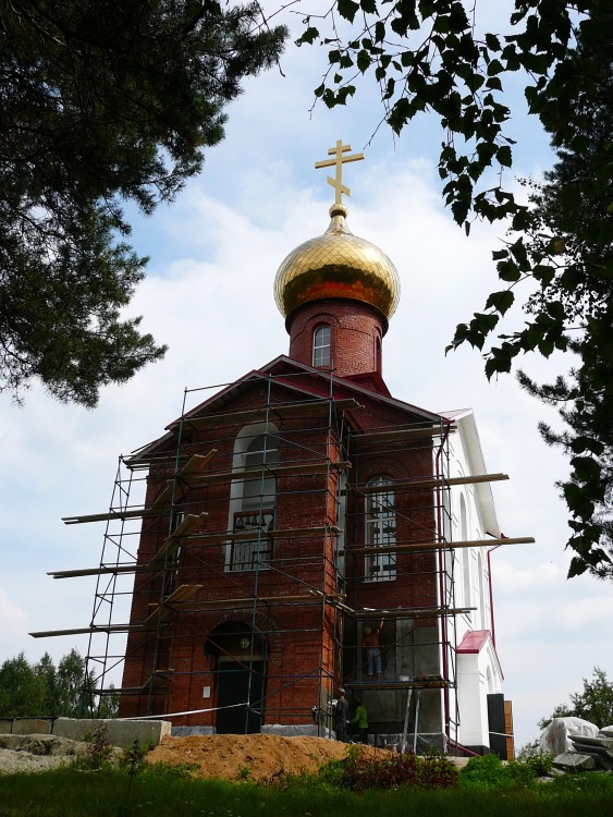 Церковь Владимира равноапостольного, Монетный (Берёзовский (Берёзовский ГО), Свердловская область). фасады, Звонница