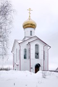 Церковь Владимира равноапостольного, Вид с северо-запада<br>, Монетный, Берёзовский (Берёзовский ГО), Свердловская область