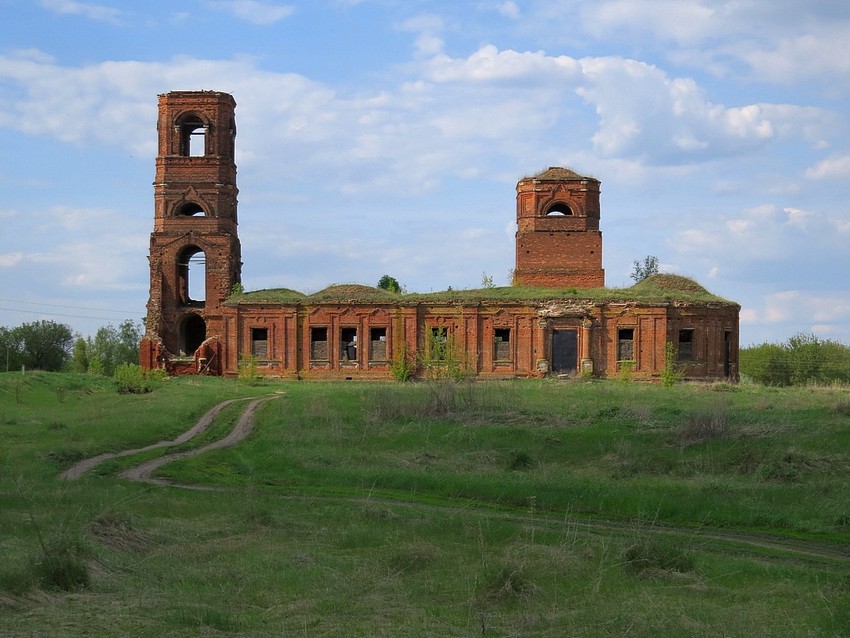 Церковь Космы и Дамиана, Мшанка (Скопинский район и г. Скопин, Рязанская область). фасады