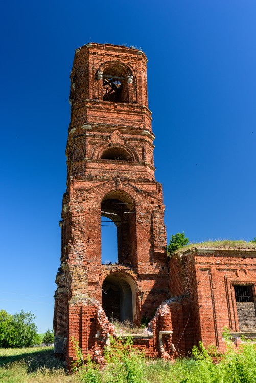 Церковь Космы и Дамиана, Мшанка (Скопинский район и г. Скопин, Рязанская область). архитектурные детали, Мшанка. Церковь Космы и Дамиана