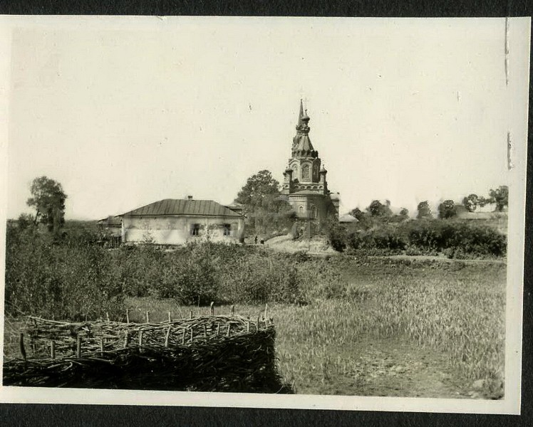 Боброво. Церковь Покрова Пресвятой Богородицы. архивная фотография, Вид на абсиду. Фото 1942 г. с аукциона e-bay.de