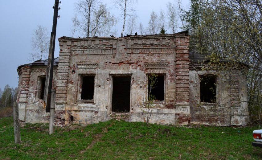 Пустое Подлесье. Церковь Покрова Пресвятой Богородицы. фасады