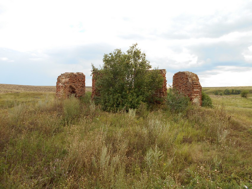 Церковь Троицы Живоначальной, Растегаевка (Милославский район, Рязанская область). общий вид в ландшафте