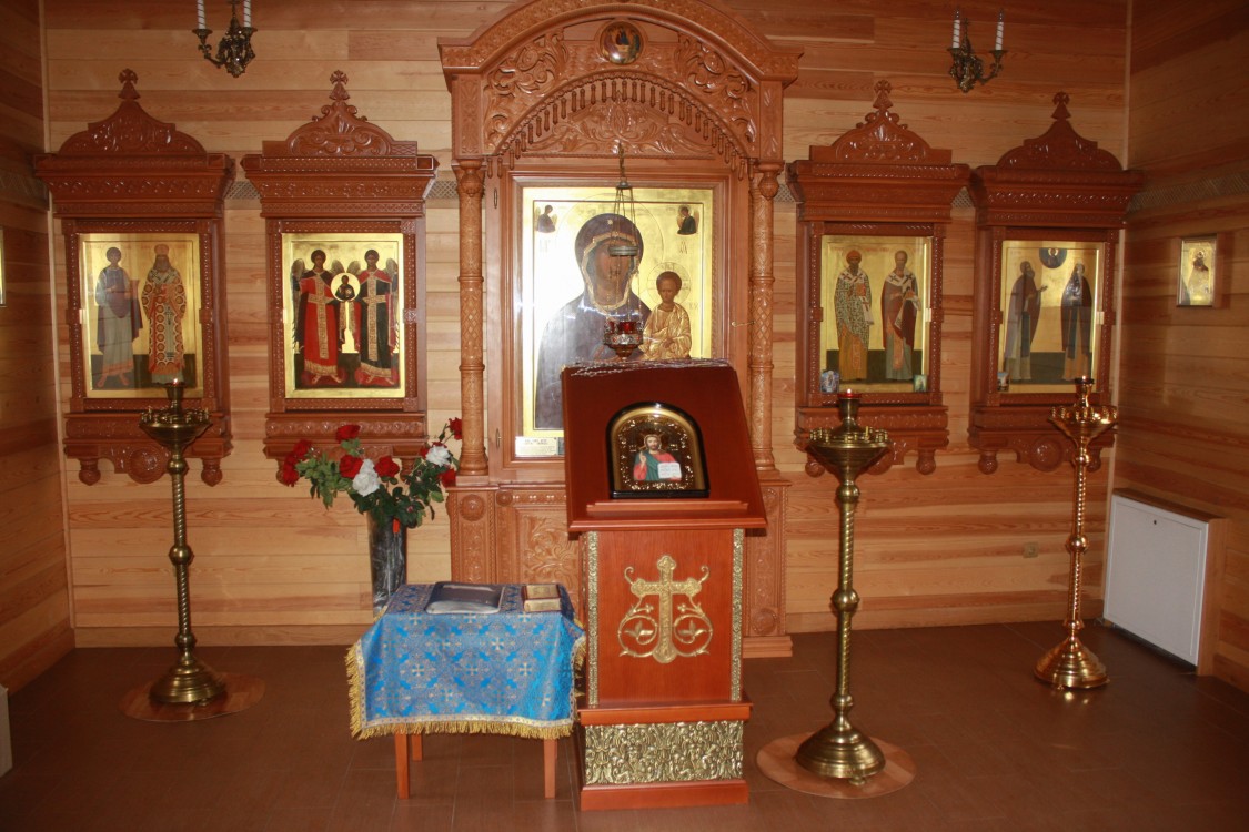 Николо-Хованское. Часовня Покрова Пресвятой Богородицы в Николо-Хованском. интерьер и убранство