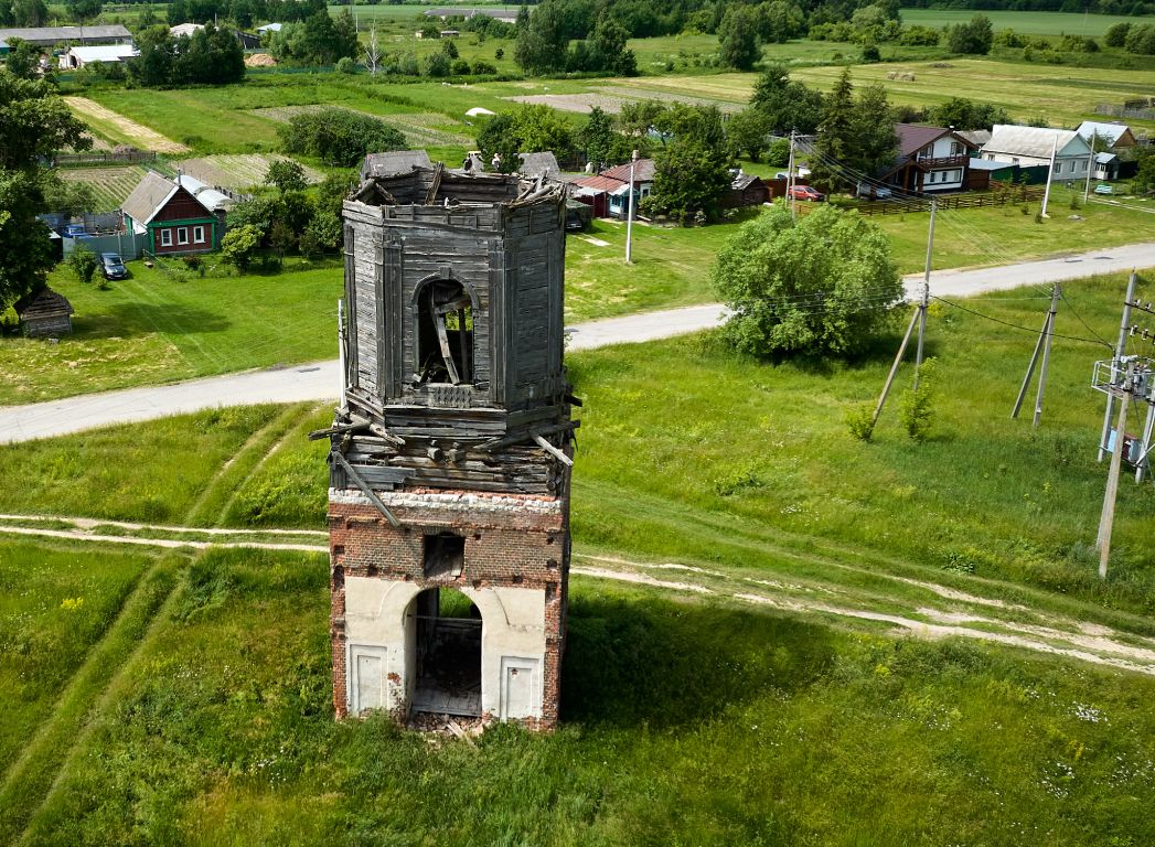 Колокольня церкви Иоанна Богослова, Иванково (Спасский район, Рязанская область). фасады