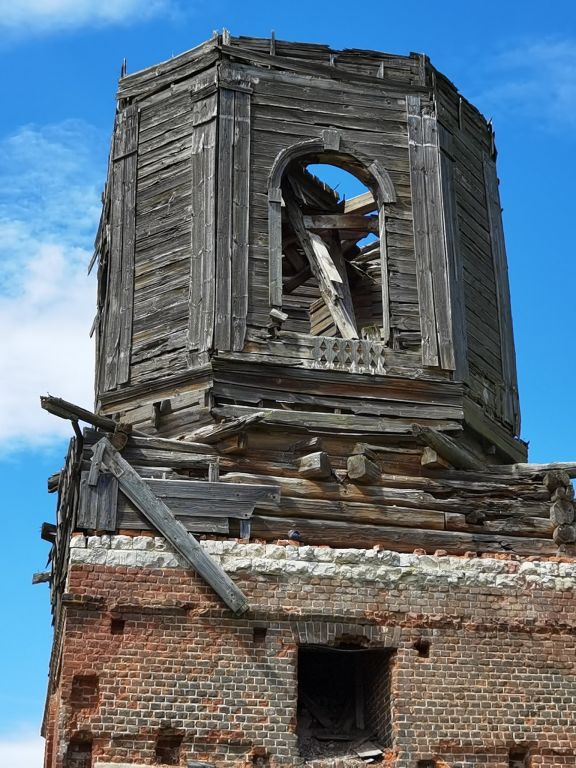 Колокольня церкви Иоанна Богослова, Иванково (Спасский район, Рязанская область). архитектурные детали