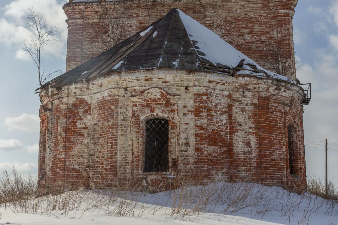 Никитское. Церковь Смоленской иконы Божией Матери. фасады, Апсида