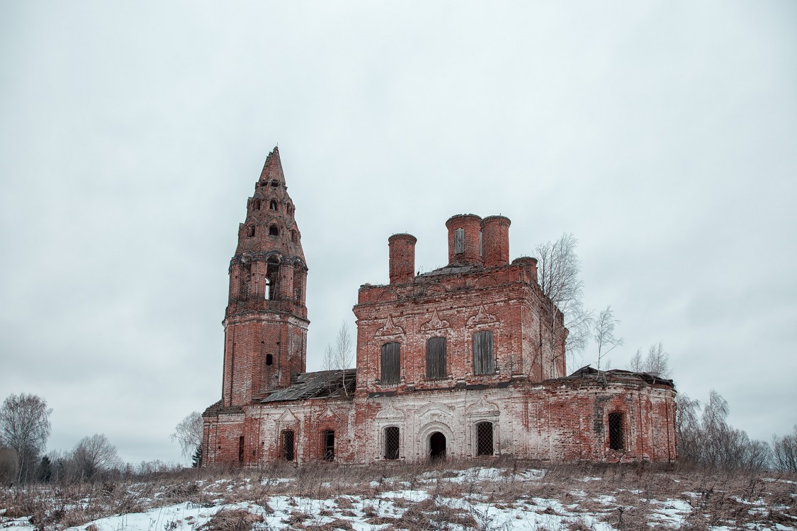 Церковь Смоленской иконы Божией Матери, Никитское (Гаврилов-Ямский район, Ярославская область). фасады
