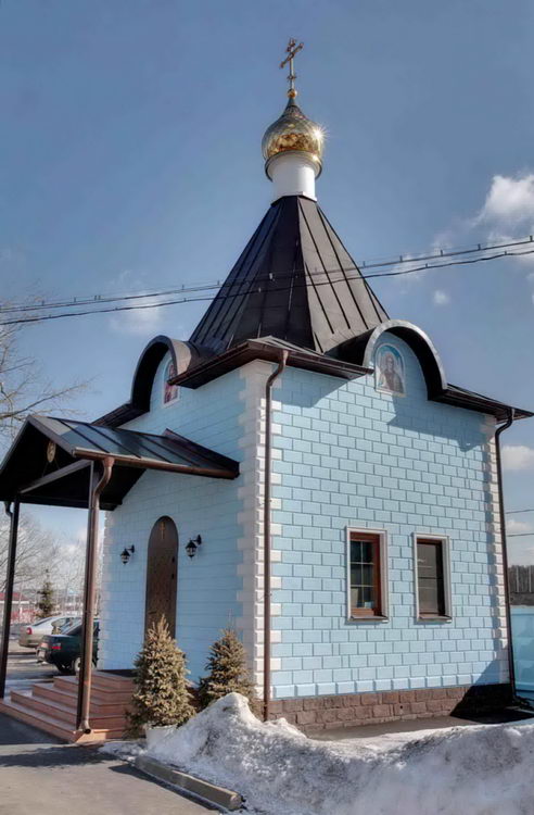 Часовня иконы Божией Матери Смоленская в Николо-Хованском, Николо-Хованское (Новомосковский административный округ (НАО), г. Москва). фасады