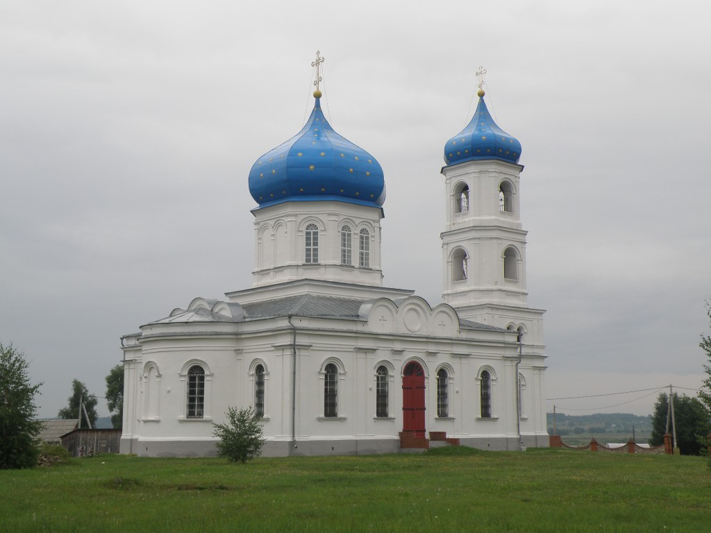 Церковь Покрова Пресвятой Богородицы, Петровичи (Спасский район, Рязанская область). фасады
