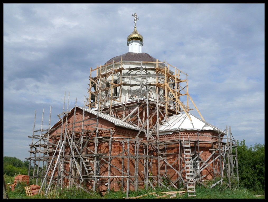Церковь Николая Чудотворца, Собчаково (Спасский район, Рязанская область). документальные фотографии