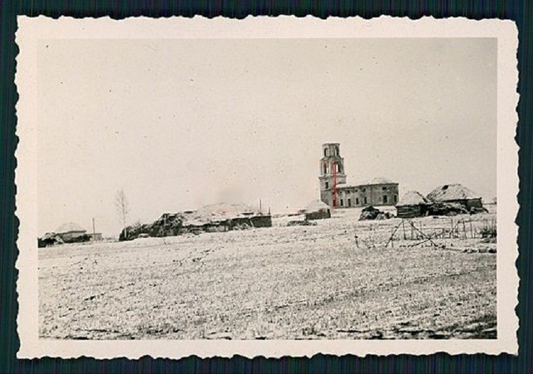 Орлянка. Церковь Покрова Пресвятой Богородицы. архивная фотография, Фото 1942 г. с аукциона e-bay.de