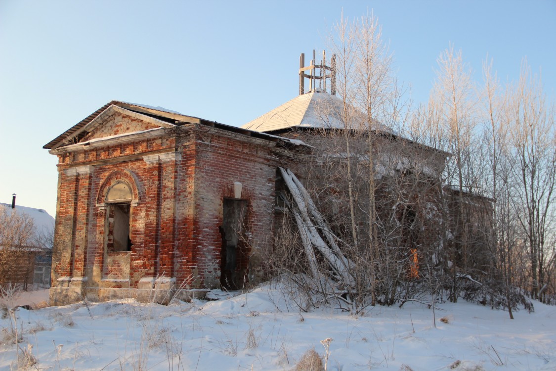 Церковь Смоленской иконы Божией Матери, Юршино (остров Юршинский) (Рыбинский район, Ярославская область). фасады