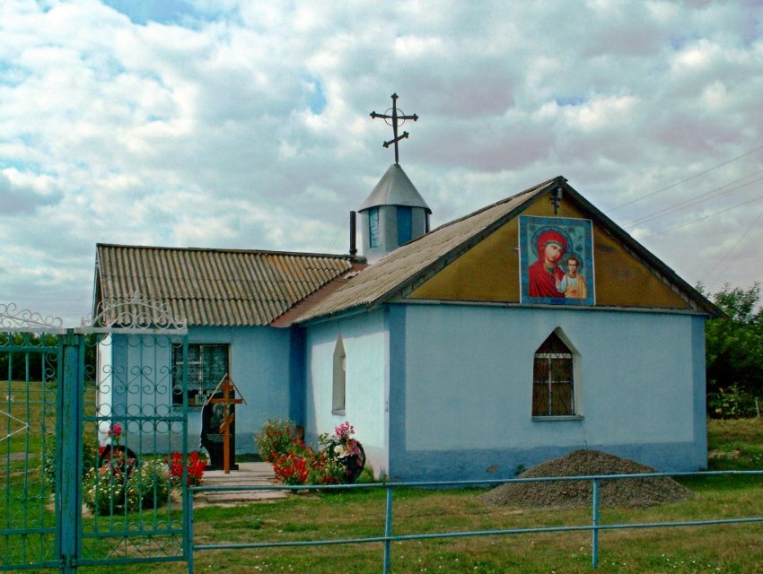 Субботино. Церковь Казанской иконы Божией Матери. общий вид в ландшафте