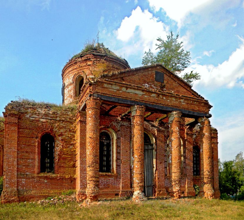 Гололобовка. Церковь Николая Чудотворца. фасады