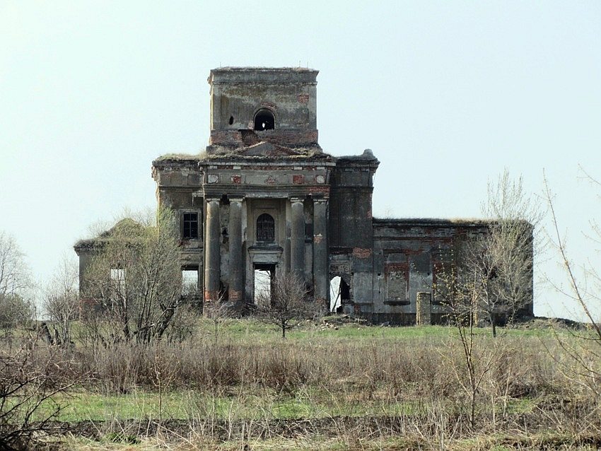 Архангельское. Церковь Михаила Архангела. фасады, вид с севера