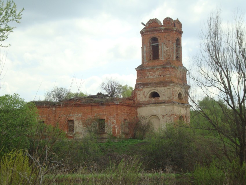 Ключевое (Замарайка). Церковь Александра Свирского. общий вид в ландшафте