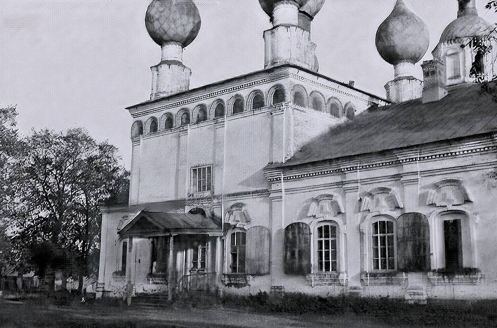 архивная фотография. Церковь Владимирской иконы Божией Матери, Николо-Погост (Городецкий район, Нижегородская область)