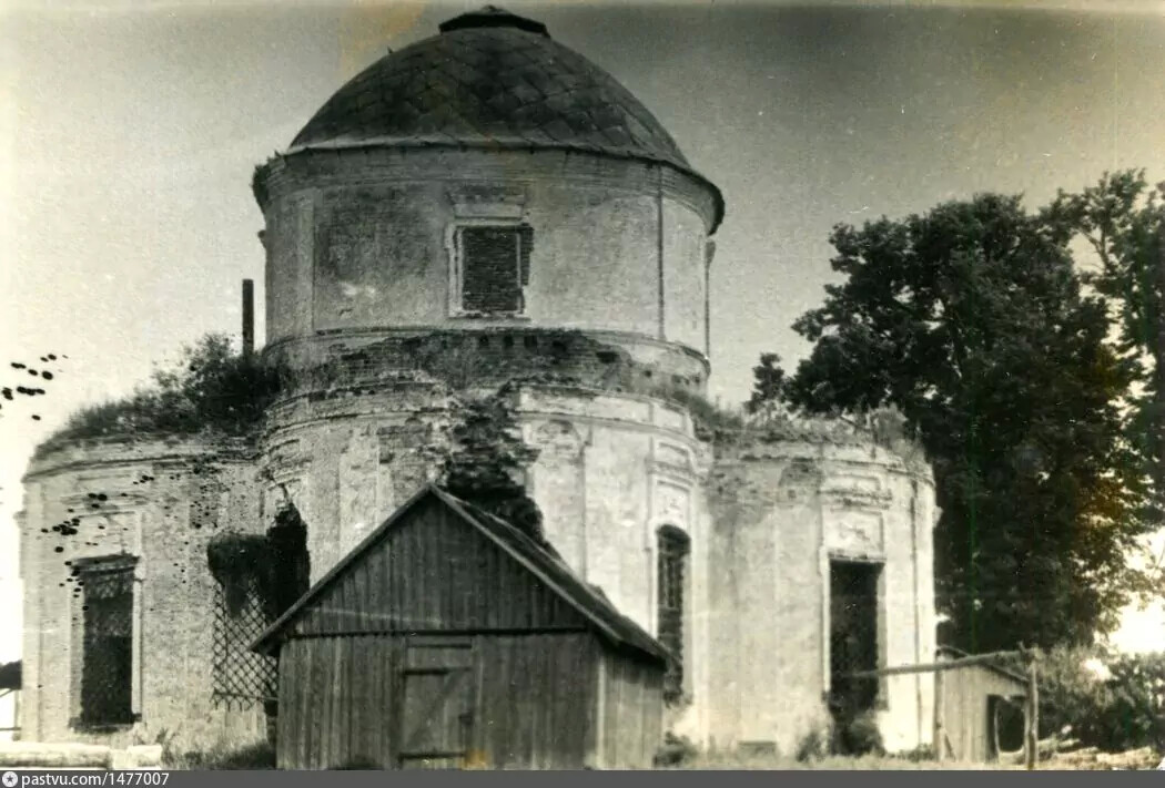 Церковь Успения Пресвятой Богородицы, Палкино (Краснинский район, Смоленская область). архивная фотография, Госкаталог №32969242; МБУК 