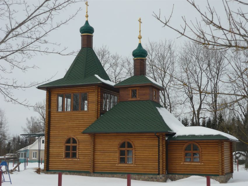 Маньково. Церковь Герасима Болдинского. общий вид в ландшафте