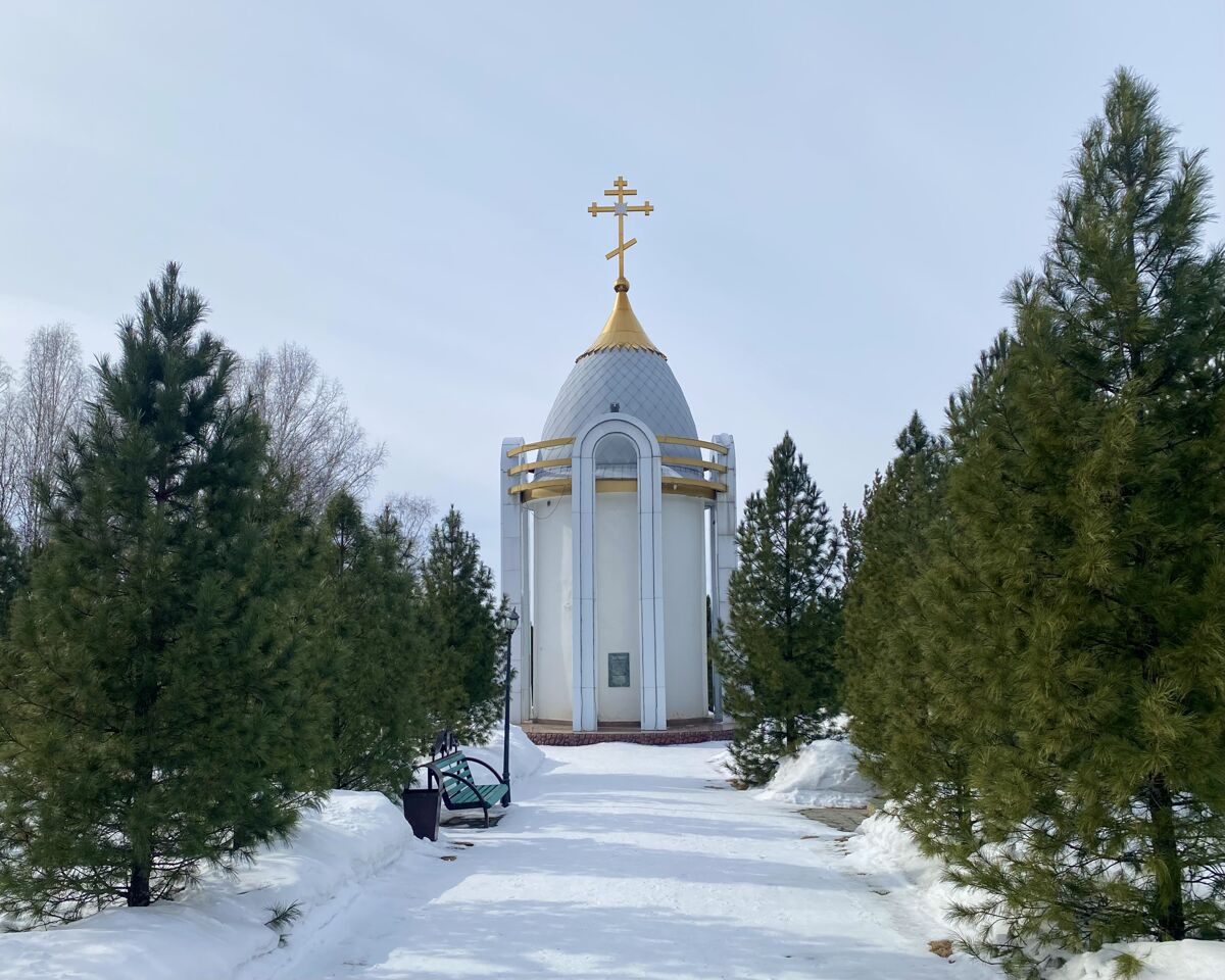 Часовня Филарета Срезневского, Верх-Чебула (Чебулинский район, Кемеровская область). фасады, Вид с востока