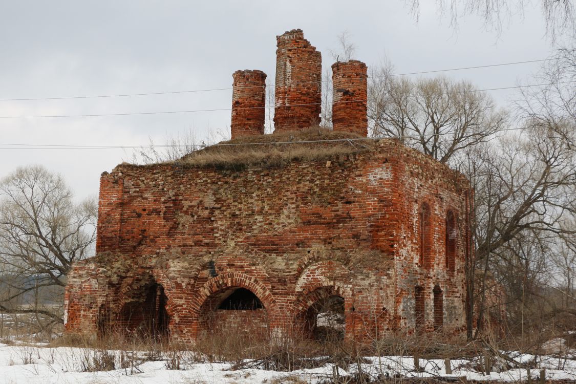 Церковь Казанской иконы Божией Матери, Прохоровское (Ярославский район, Ярославская область). фасады, Вид с юго-запада