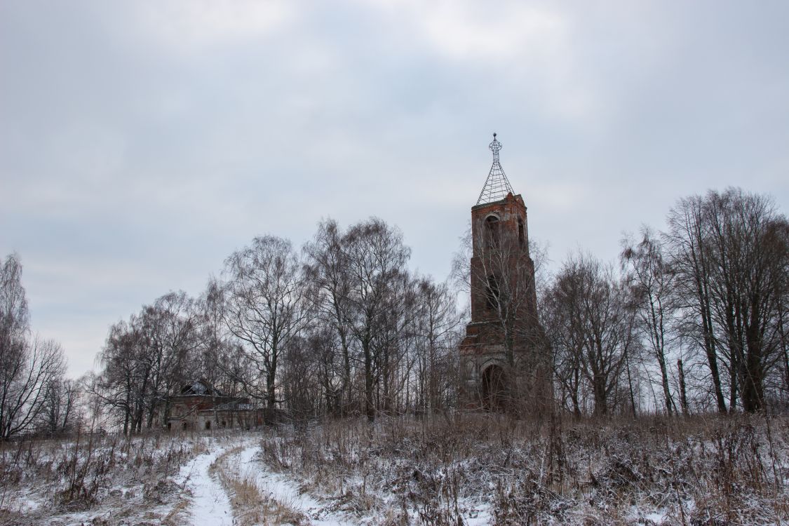 Творино. Церковь Леонтия Ростовского. фасады, Вид с северо-запада