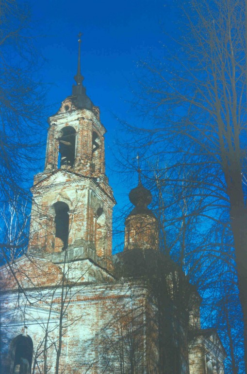 Церковь Рождества Христова, Щекотово (Гаврилов-Ямский район, Ярославская область). фасады, 1996