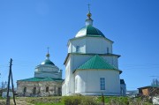 Лежнево. Храмовый комплекс. Церкви Рождества Христова, Троицы Живоначальной и Казанской иконы Божией Матери