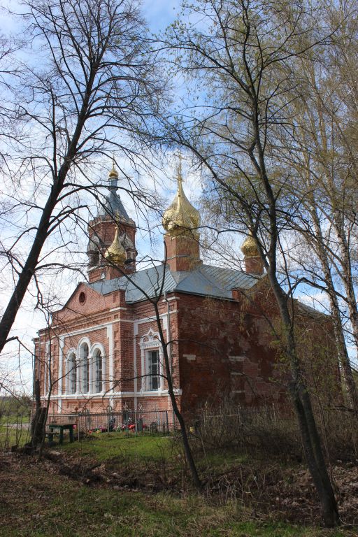 Церковь Илии Пророка, Хламово (Старожиловский район, Рязанская область). фасады, Вид с Северо - Востока