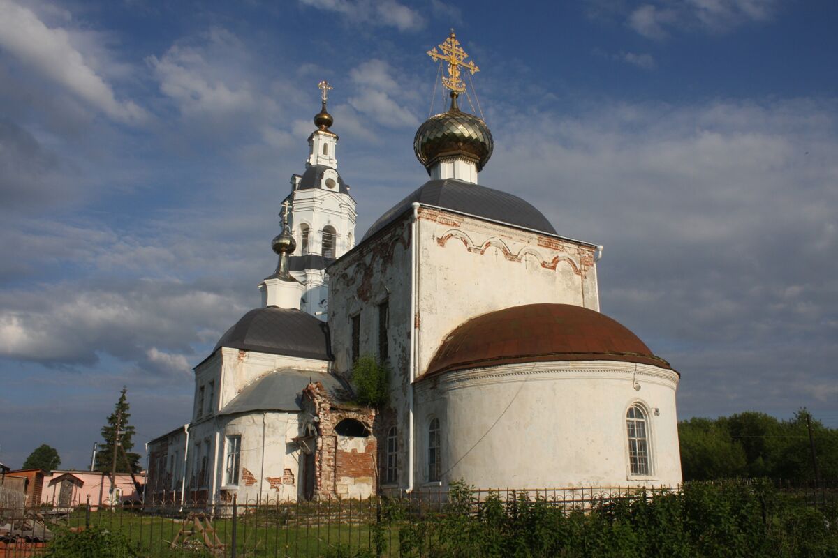 Церковь Преображения Господня, Столпцы (Старожиловский район, Рязанская область). фасады