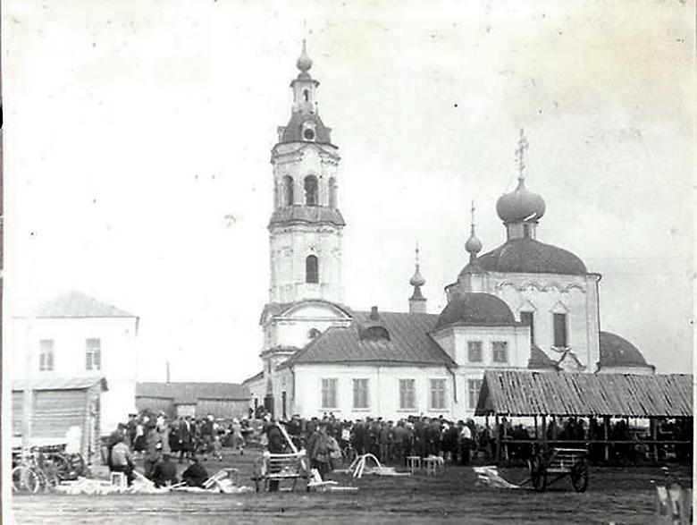 Церковь Преображения Господня., архивная фотография. Церковь Преображения Господня, Столпцы (Старожиловский район, Рязанская область)
