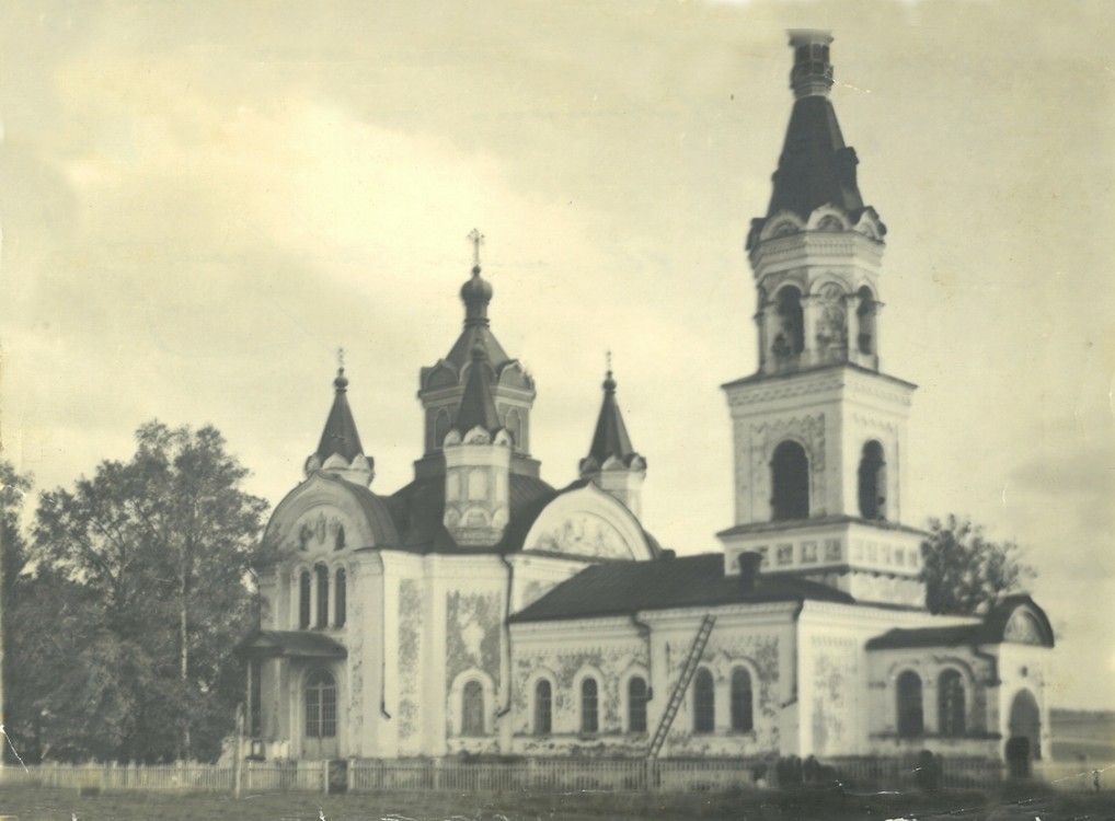 Церковь Сретения Господня, Кучка (Оршанский район, Республика Марий Эл). архивная фотография, Фотография любезно предоставлена музеем крестьянского труда и быта п. Оршанка.