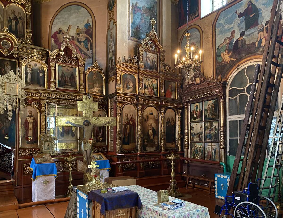 Церковь Сретения Господня, Кучка (Оршанский район, Республика Марий Эл). интерьер и убранство, Правый сегмент иконостаса