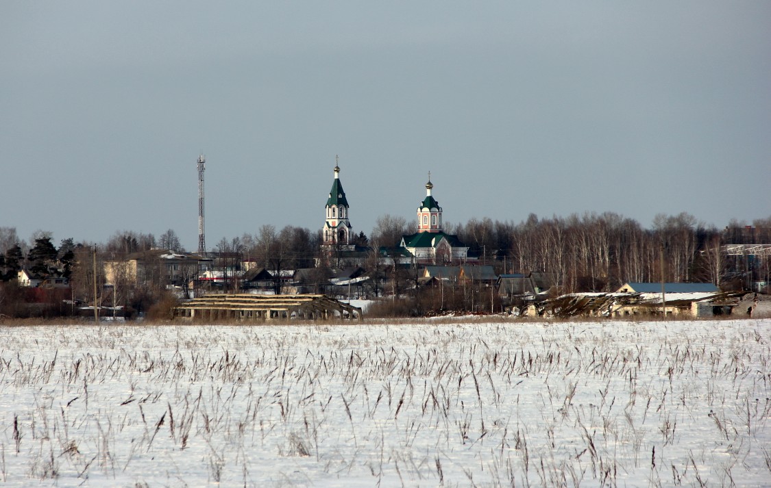 Церковь Рождества Иоанна Предтечи, Оршанка (Оршанский район, Республика Марий Эл). общий вид в ландшафте