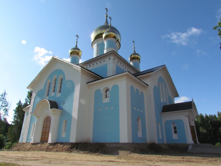 Благовещения Пресвятой Богородицы Никандрова пустынь. Собор Благовещения Пресвятой Богородицы, Никандрова пустынь (Порховский район, Псковская область). фасады, Никандрова пустынь.Благовещенский собор.