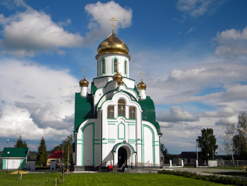 Церковь Троицы Живоначальной, Мансурово (Советский район, Курская область). общий вид в ландшафте