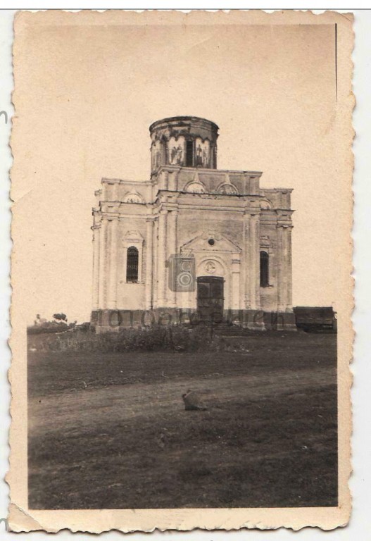 Нижнее Гурово. Церковь Рождества Пресвятой Богородицы. архивная фотография, Фото 1942 г. с аукциона e-bay.de