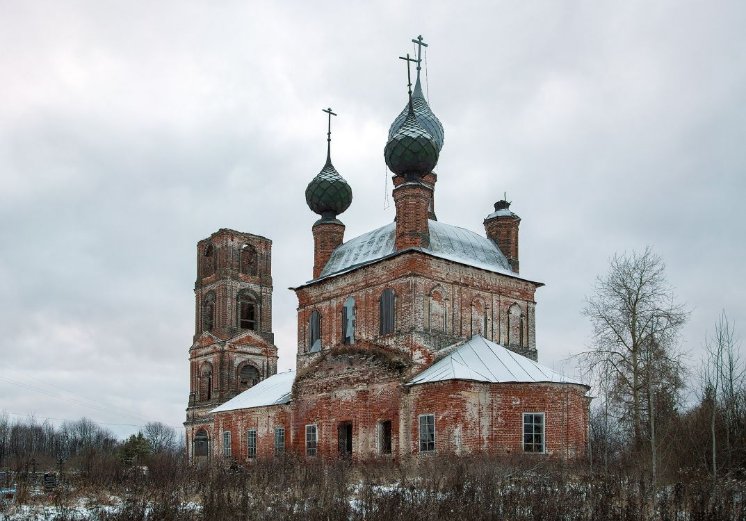 Церковь Смоленской иконы Божией Матери, Борисоглеб (Борисоглебское) (Тутаевский район, Ярославская область). фасады