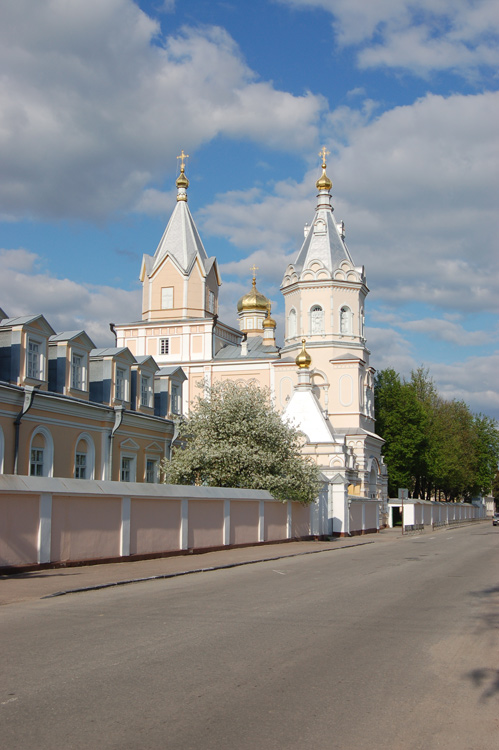 Троицкий Корецкий женский монастырь, Корец (Корецкий район, Украина, Ровненская область). общий вид в ландшафте