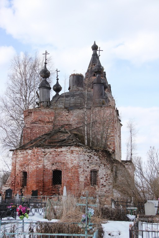 Церковь Казанской иконы Божией Матери, Старое Давыдовское (Пошехонский район, Ярославская область). фасады