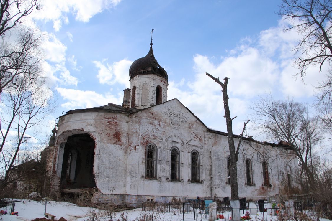 Церковь Боголюбской иконы Божией Матери, Старое Давыдовское (Пошехонский район, Ярославская область). фасады