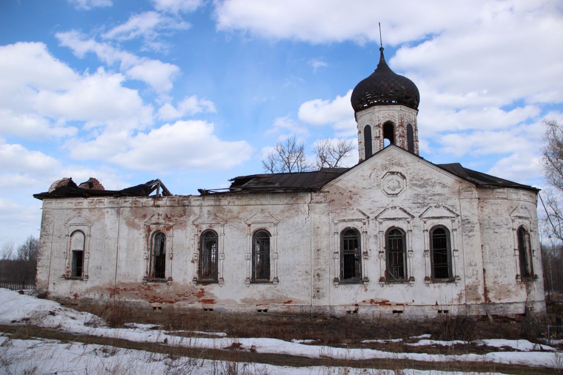 Старое Давыдовское. Церковь Боголюбской иконы Божией Матери. фасады