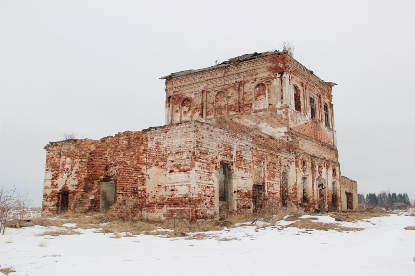 Ясная Поляна. Церковь Покрова Пресвятой Богородицы. фасады